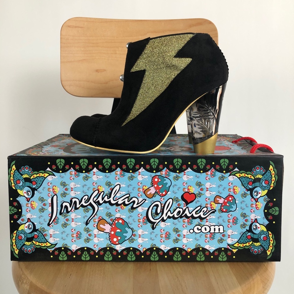 Never Worn! Irregular Choice Honey Blossom Booties